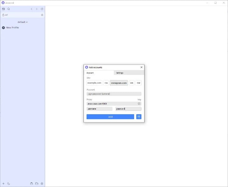 Accovod - Add proxy_small