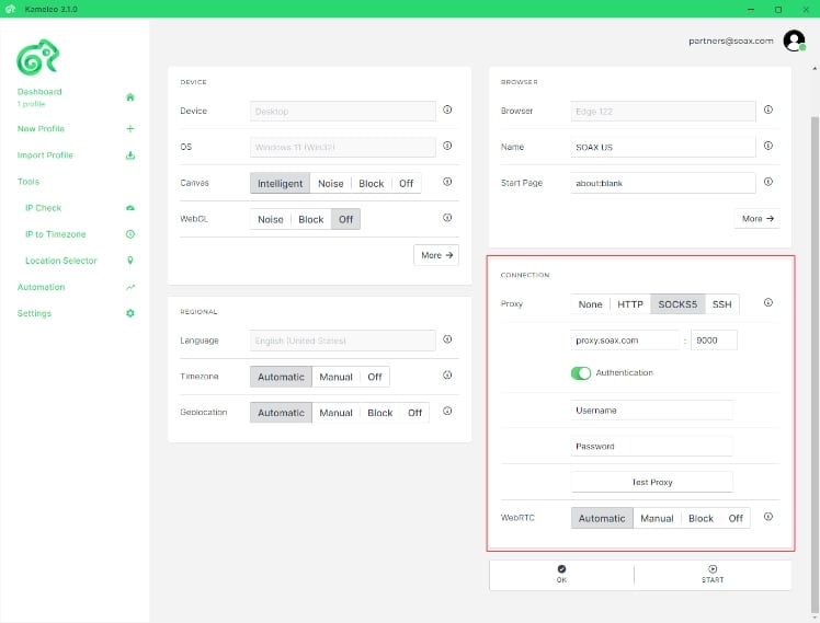 Kameleo - add proxy_small