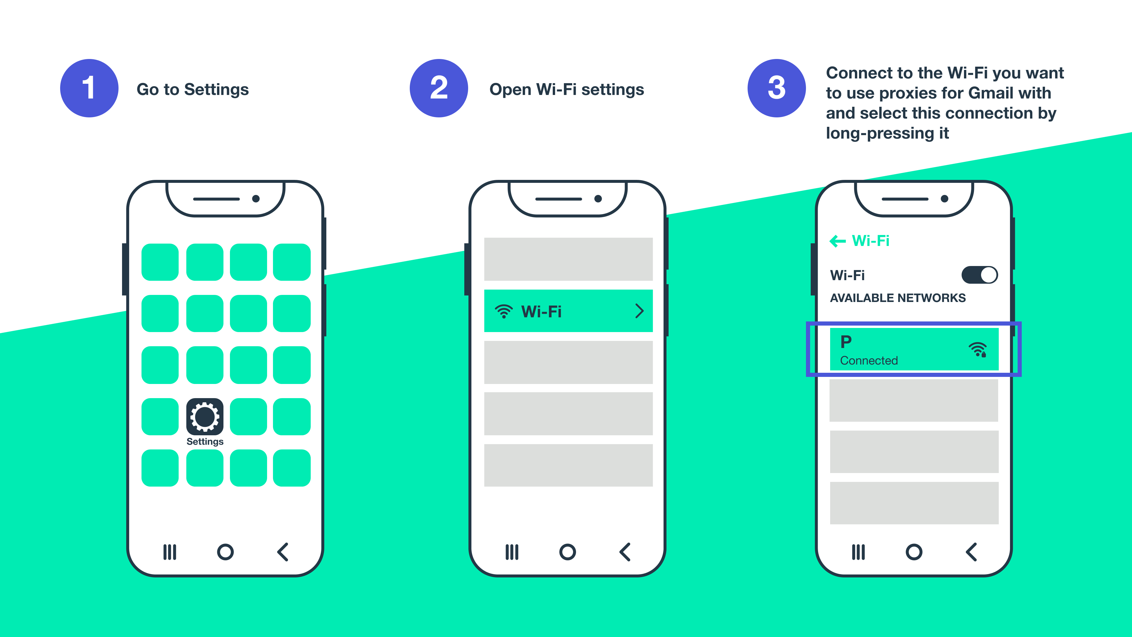 Proxy for Gmail -  Android - 5