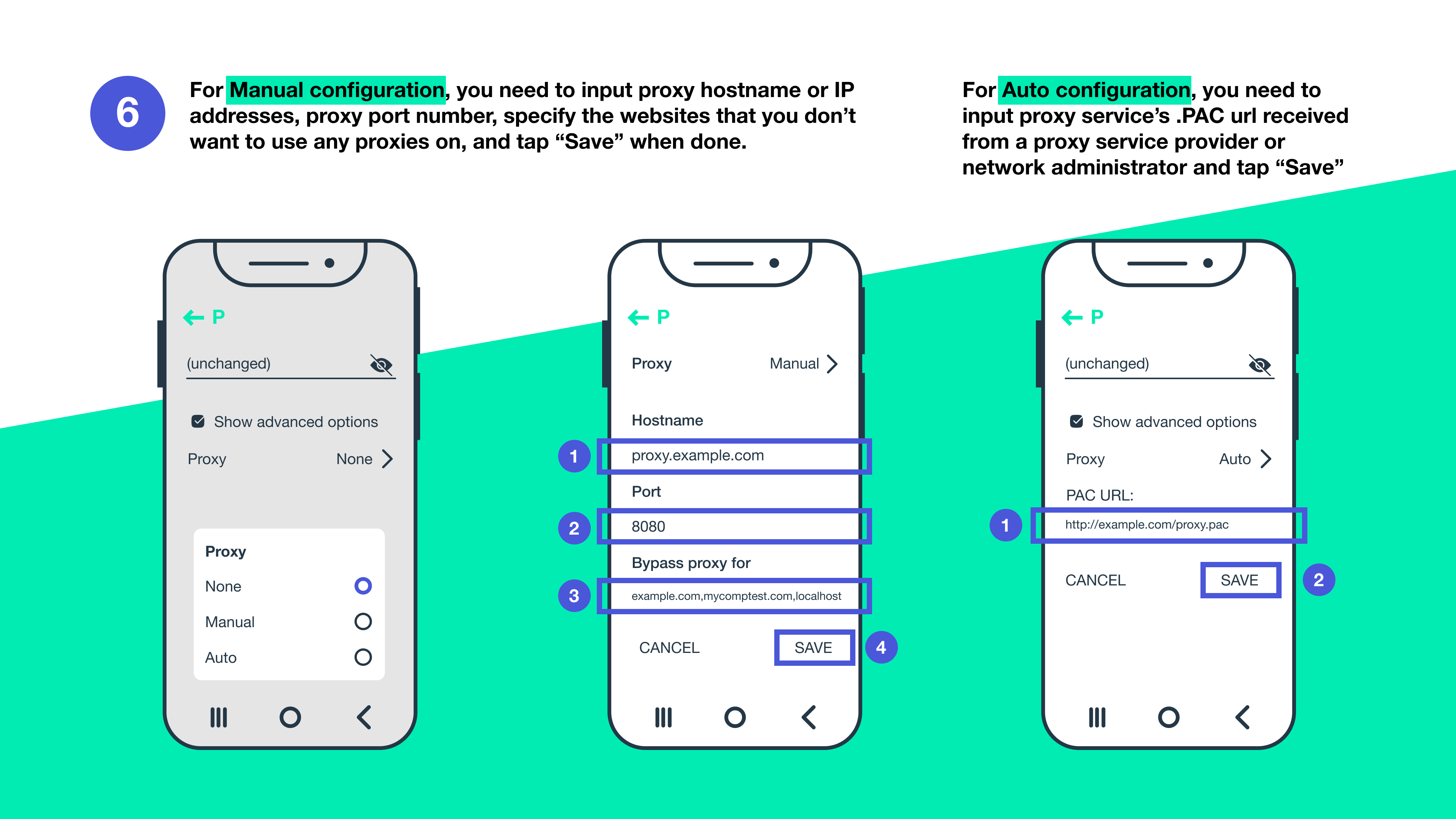 Proxy for Gmail -  Android - 7