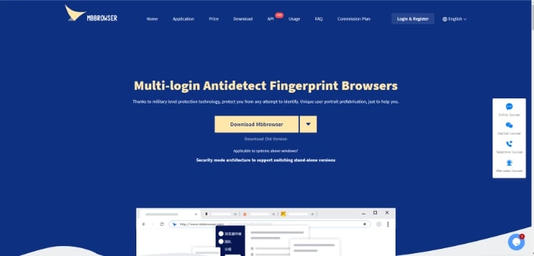 mbbrowser - homepage