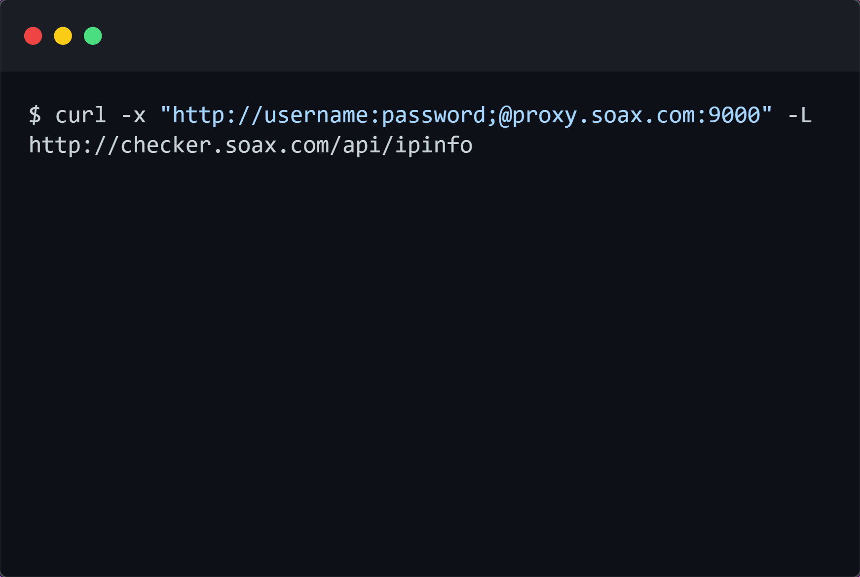 soax easy implementation
